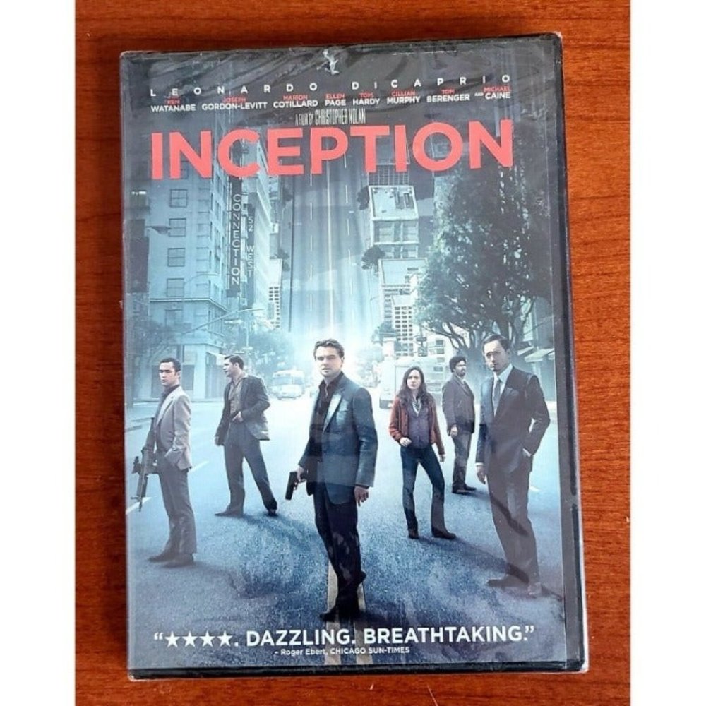 Inception (DVD, 2010, Widescreen) - New/Sealed.  Leonardo DiCaprio.
